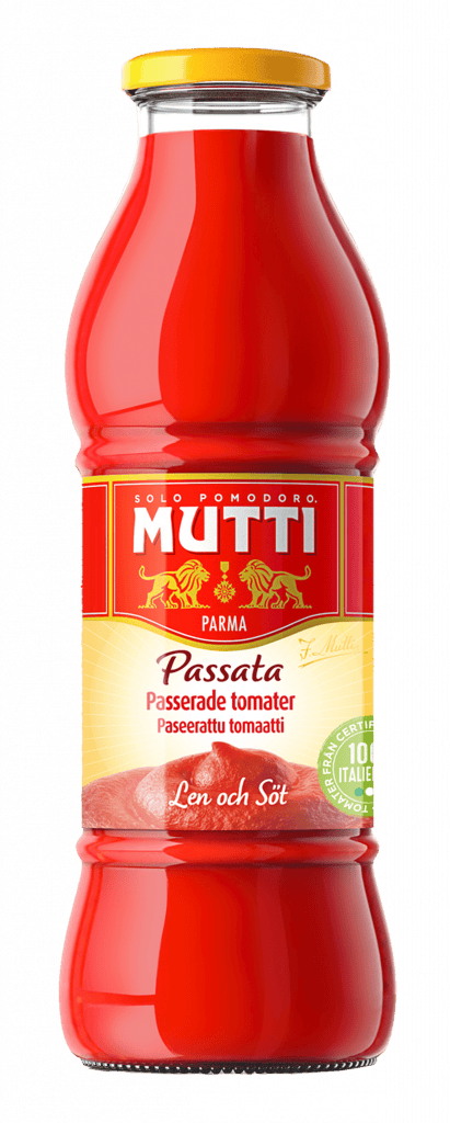 Fløjlsblød tomatpuré passata