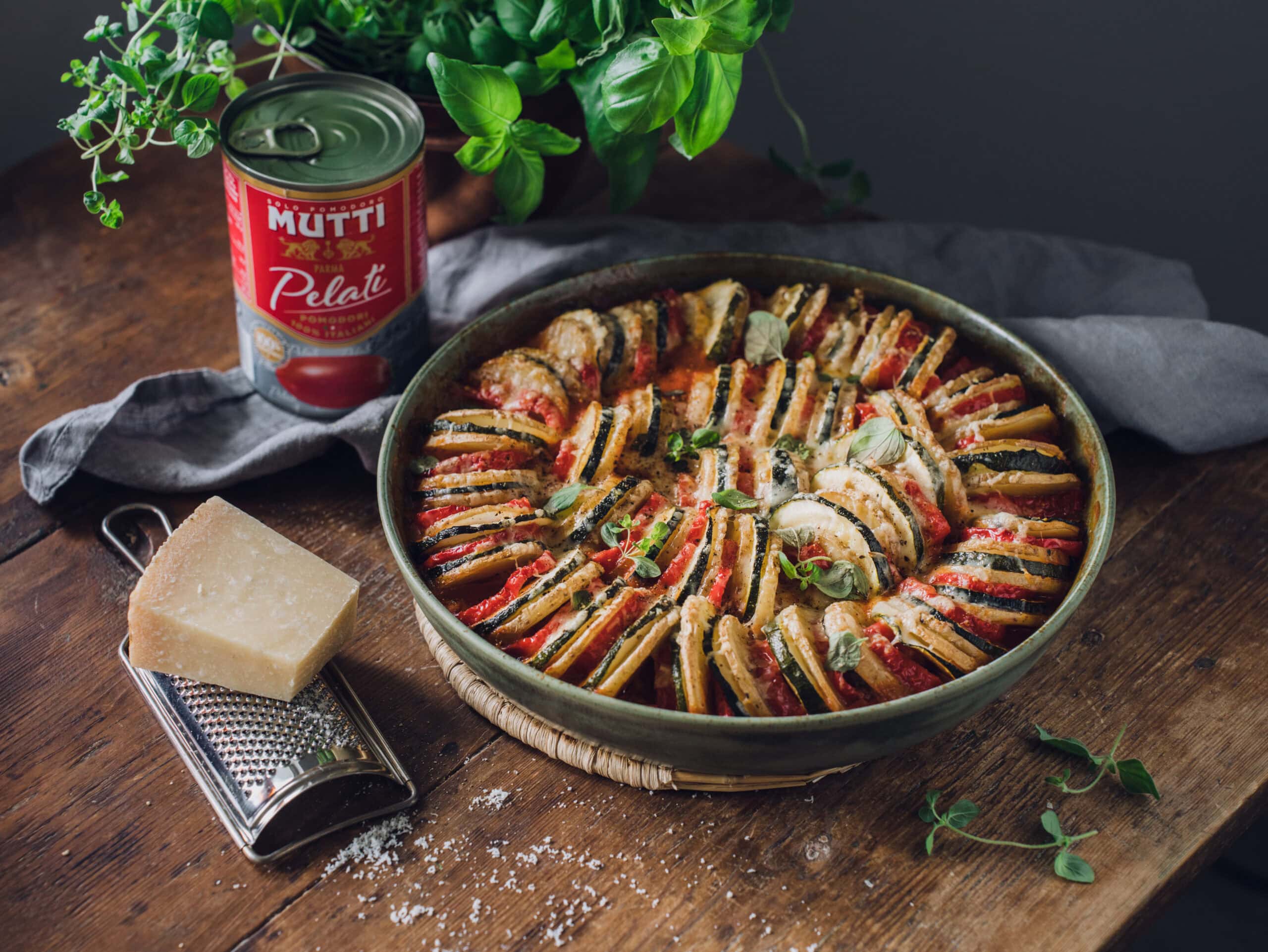 Grøntsagsgratin Grøntsagsgratin