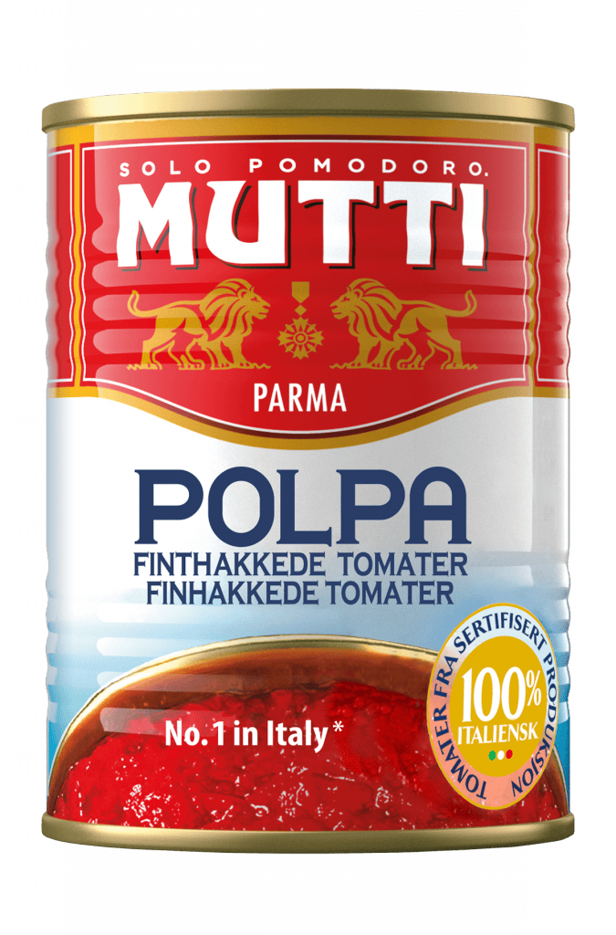 finhakkede tomater polpa 400g