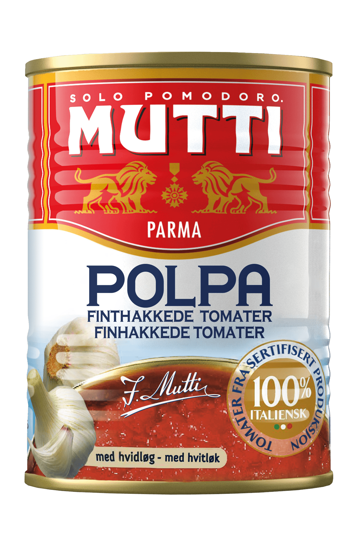 Knuste tomater med hvitløk