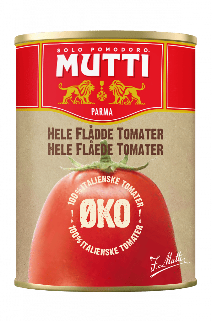 økologiske hele flådde tomater 400g