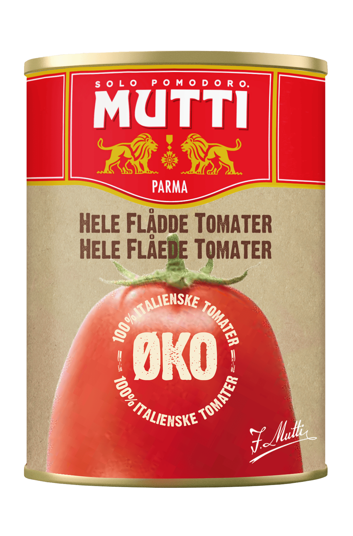Økologiske skrellede tomater