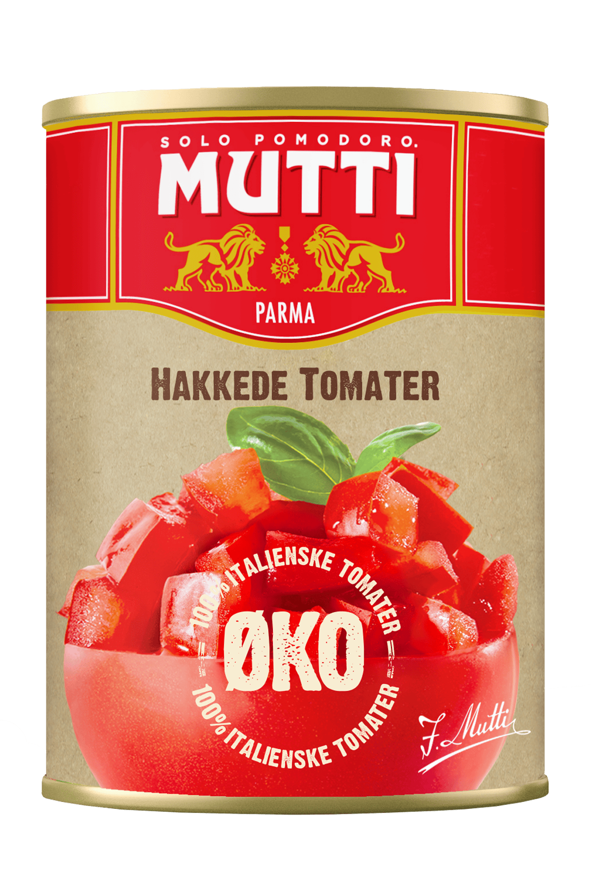 Økologiske tomater i terninger