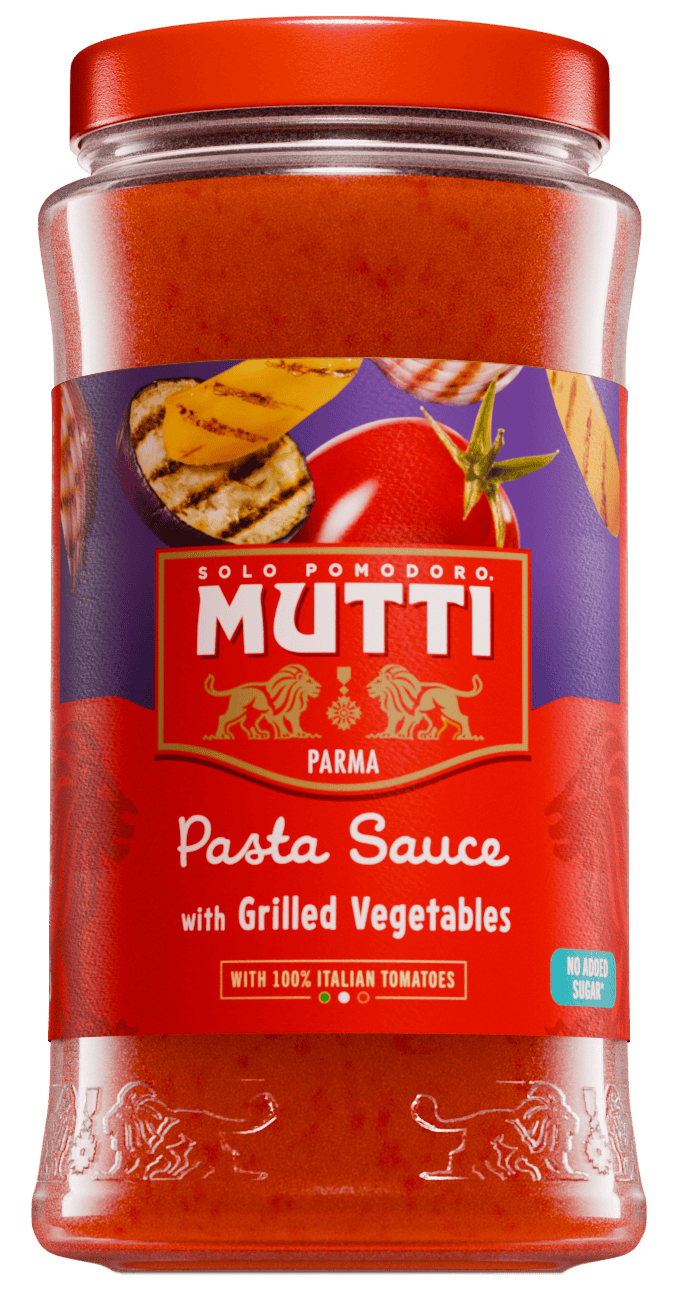 Pastasaus med grillede grønnsaker