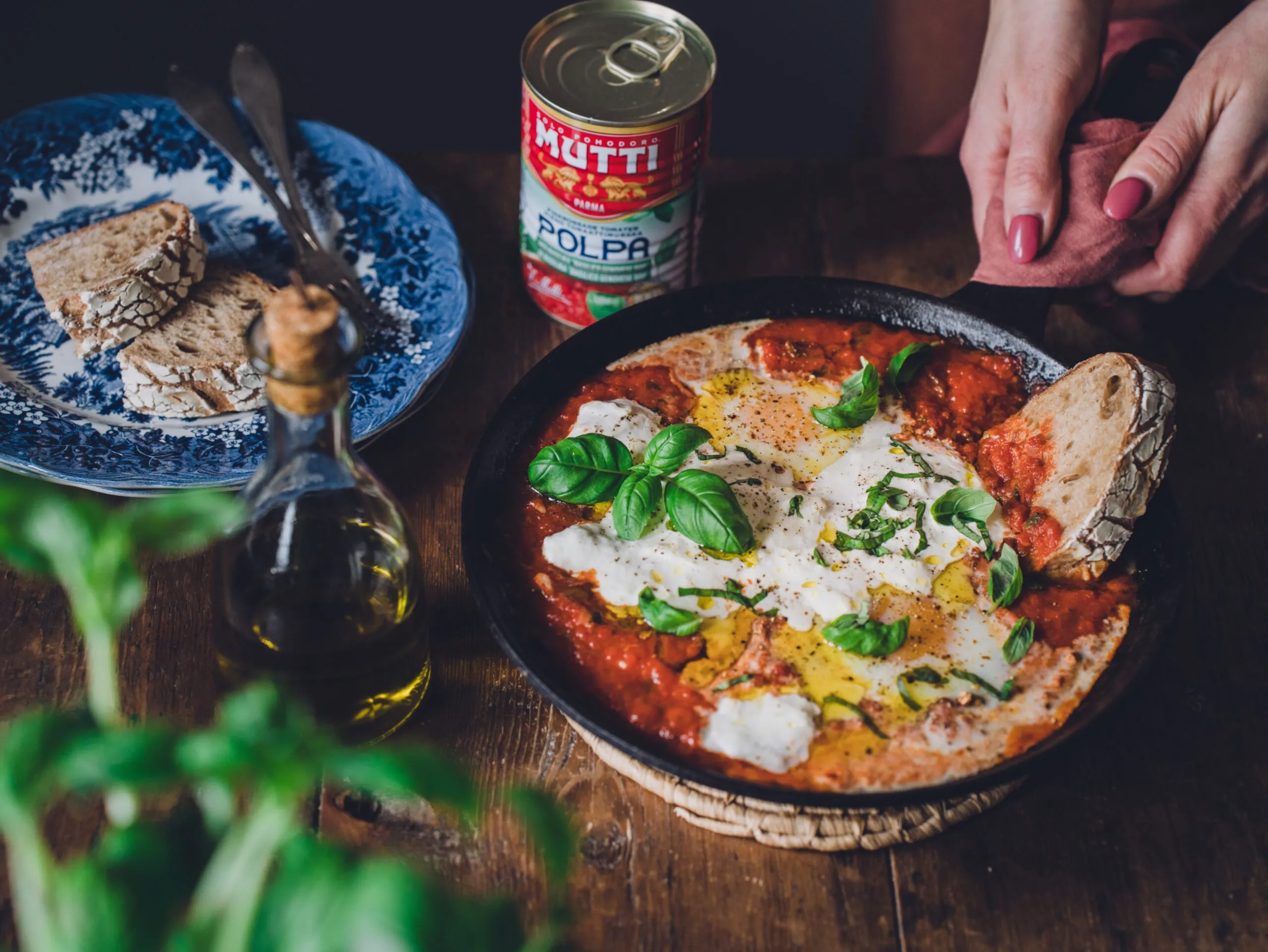 Italienske bakte egg