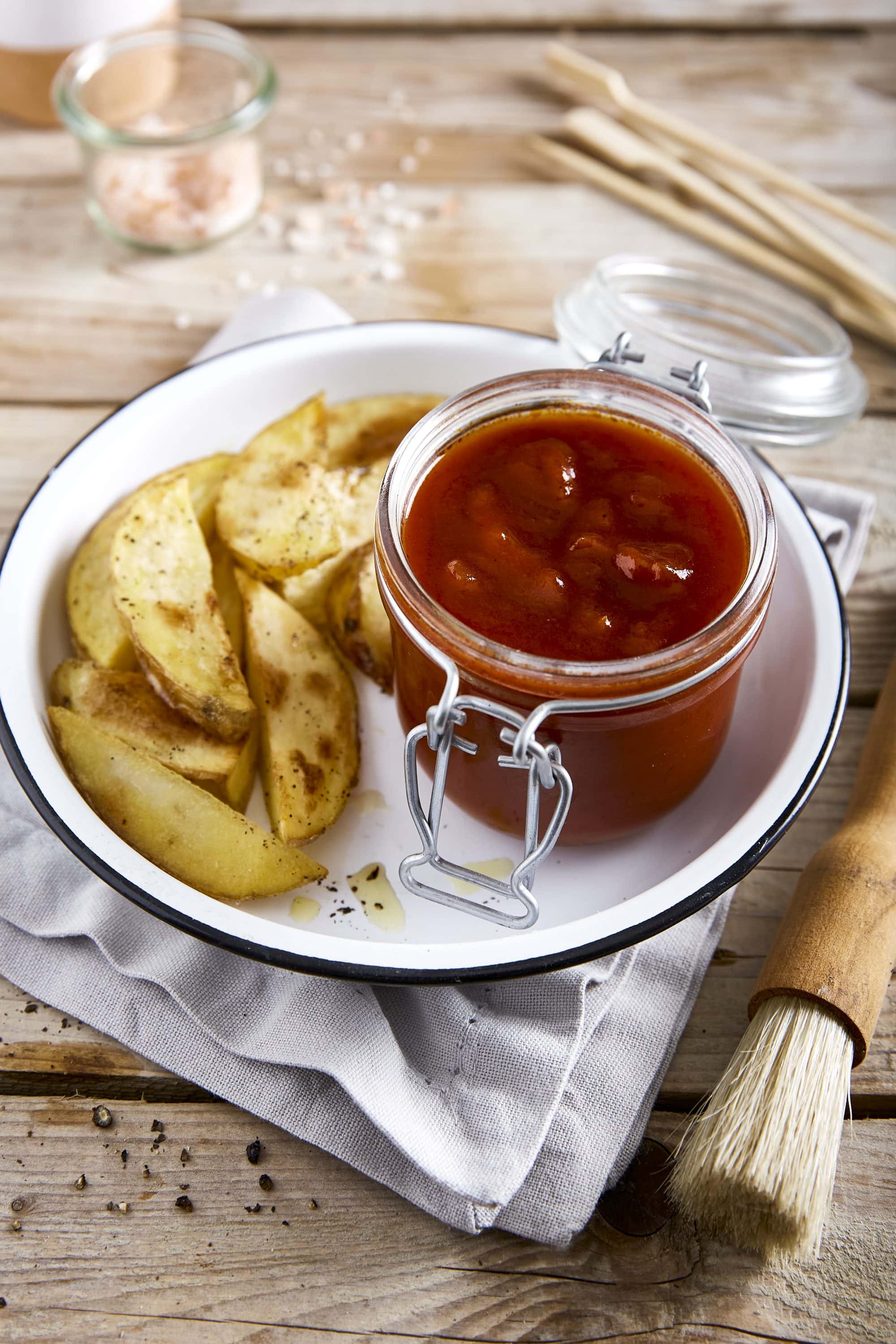 Barbecuesås med ketchup Barbecuesås med ketchup