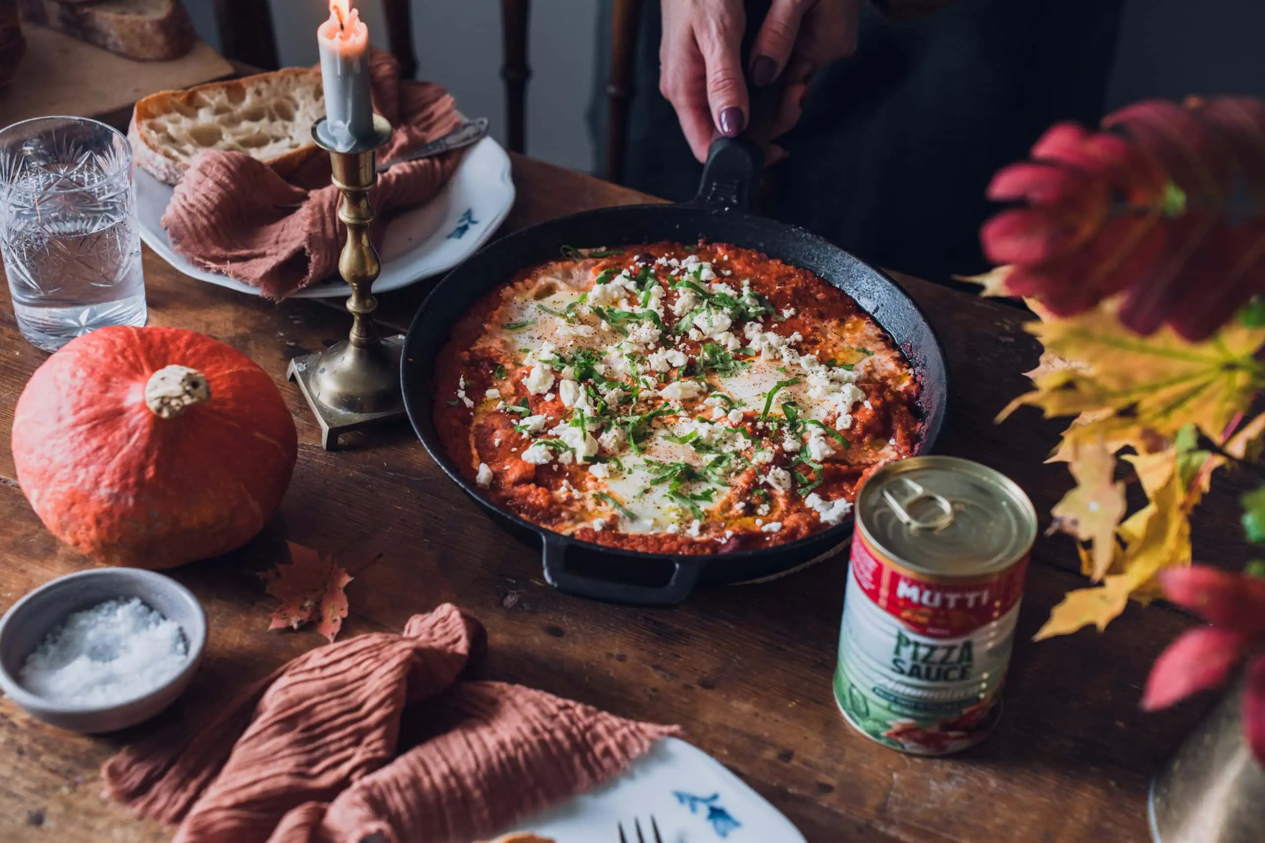 Shakshuka med pumpa