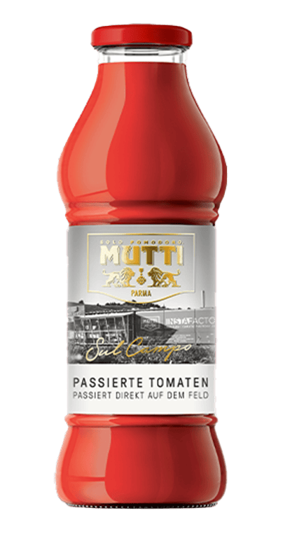 passierte tomaten derekt auf dem feld