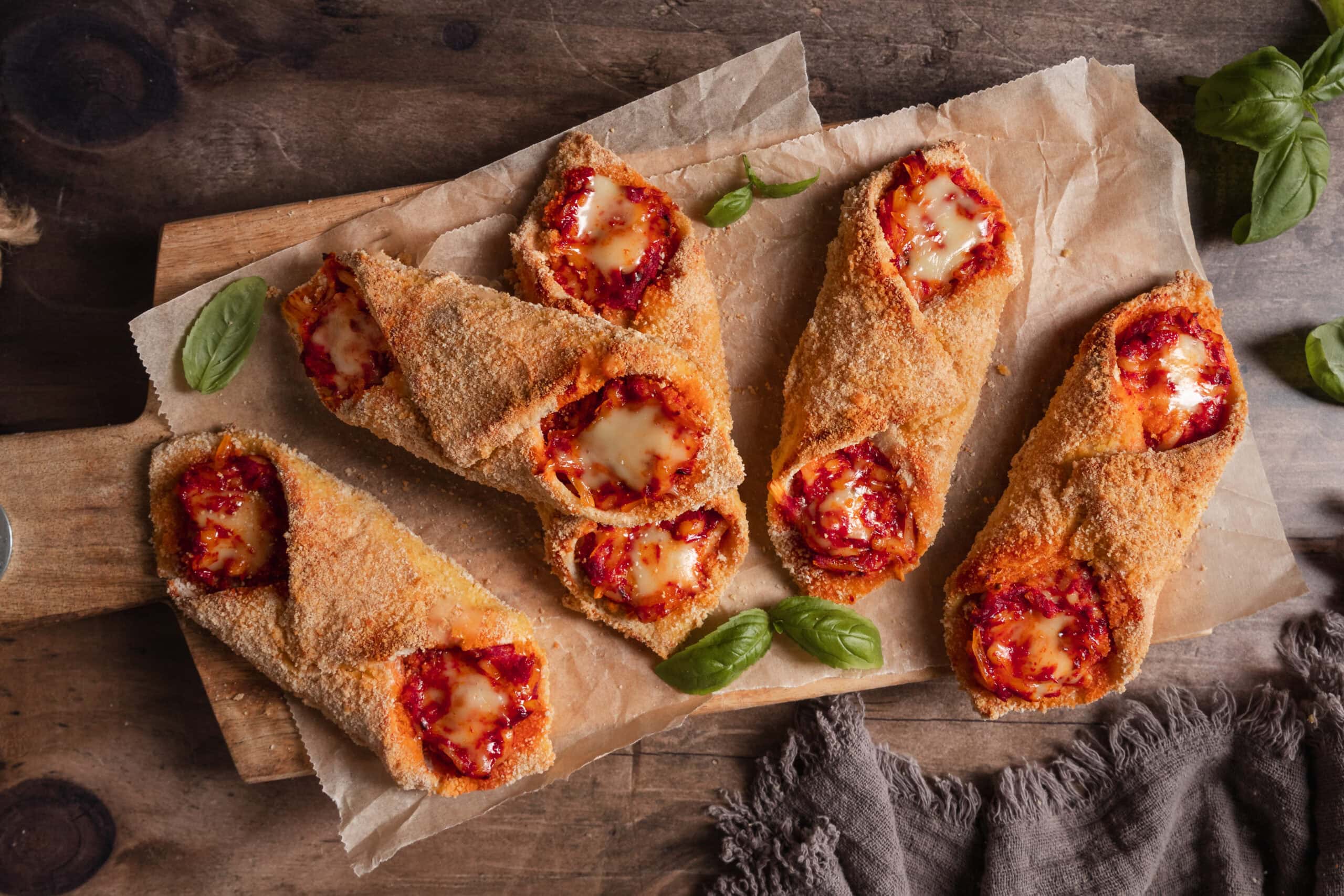 Herzhafte Brot-Cannoli