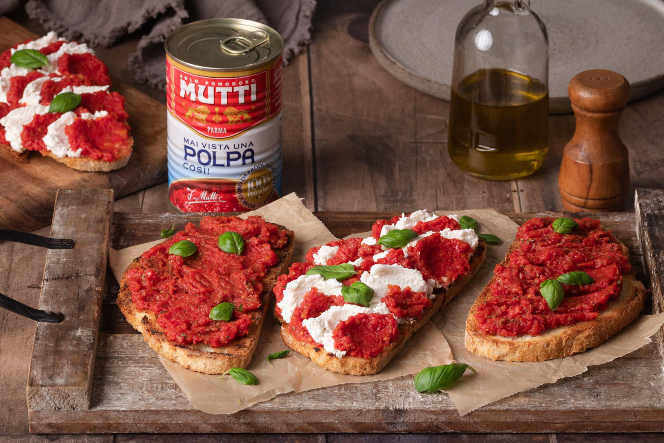 Bruschetta mit Ricotta