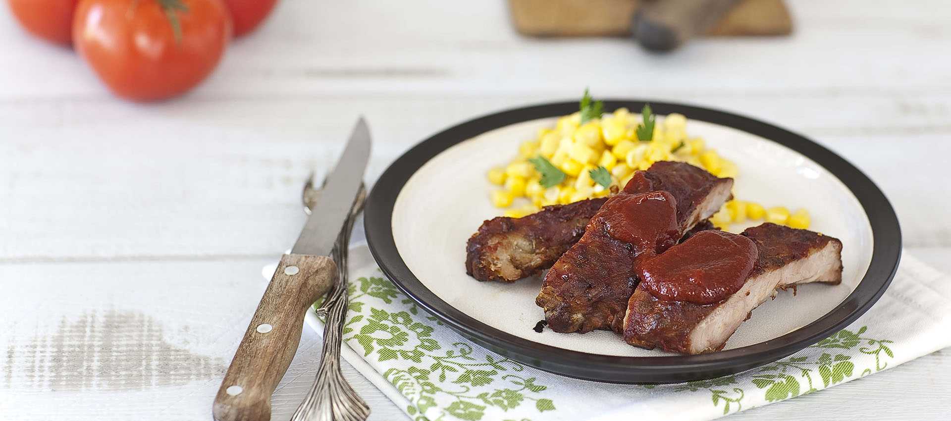 Ribs sauce Barbecue maison
