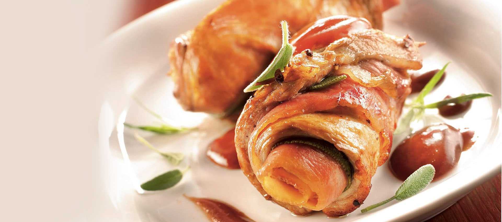 Escalopes de veau parfumées à la sauge et à la tomate