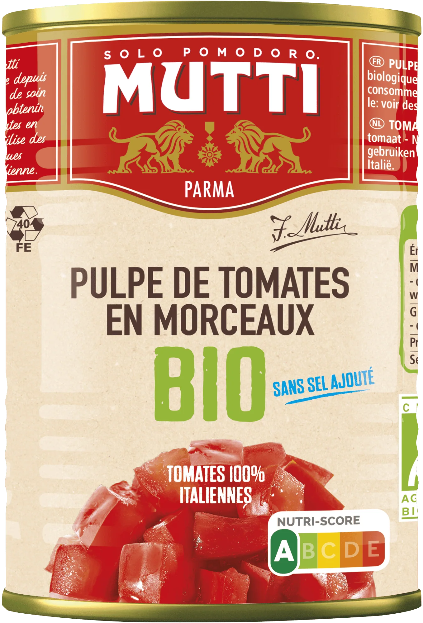 Pulpe de tomates bio