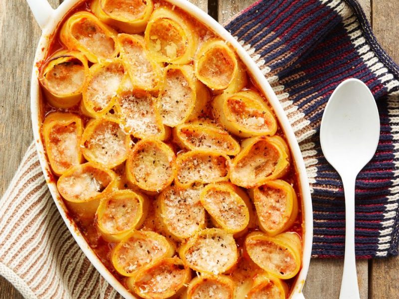 Cannellonis sauce tomate Verdure et ricotta