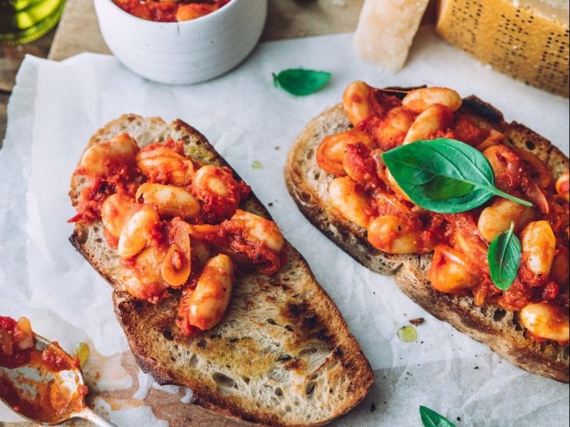 Toasts de Haricots Blancs