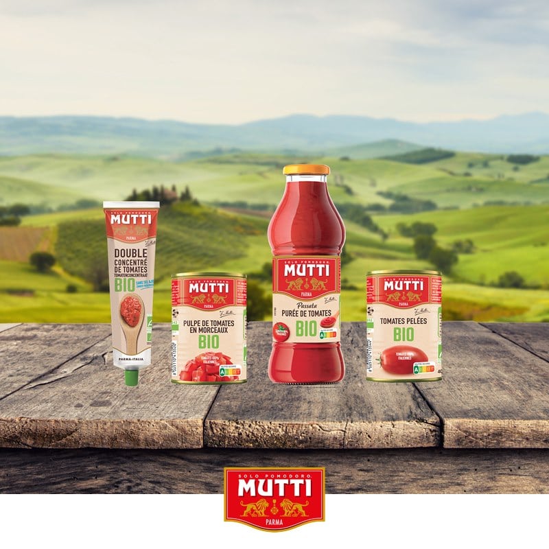 Le petit dernier de la gamme Bio Mutti : le Double Concentré de tomates Bio