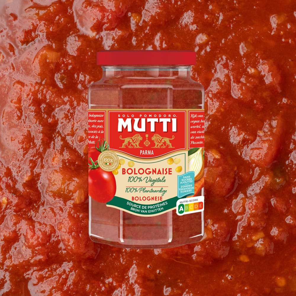 Nouveauté : la Sauce Bolognaise 100% Végétale Mutti
