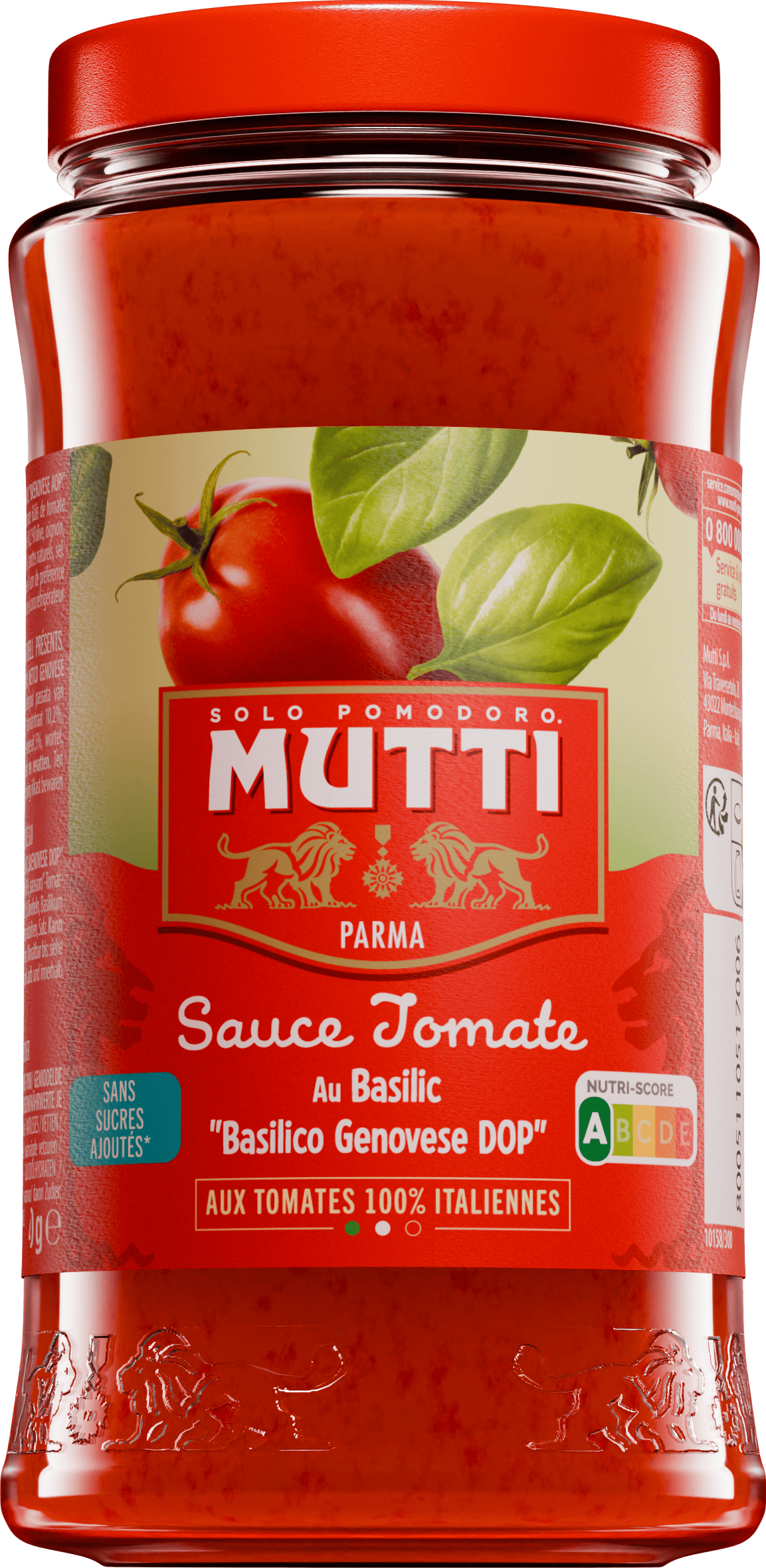 Sauce tomate au Basilic AOP de Gênes
