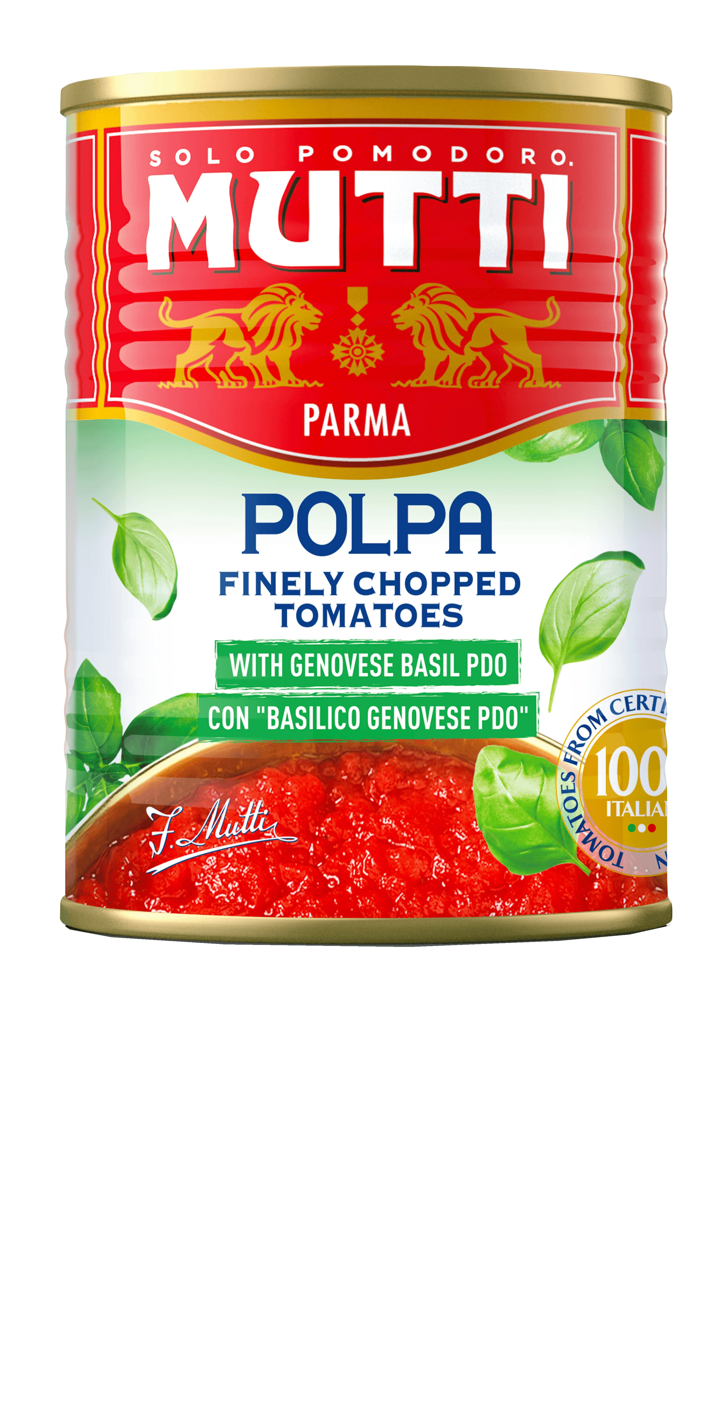 Polpa with Basil of Genoa PDO
