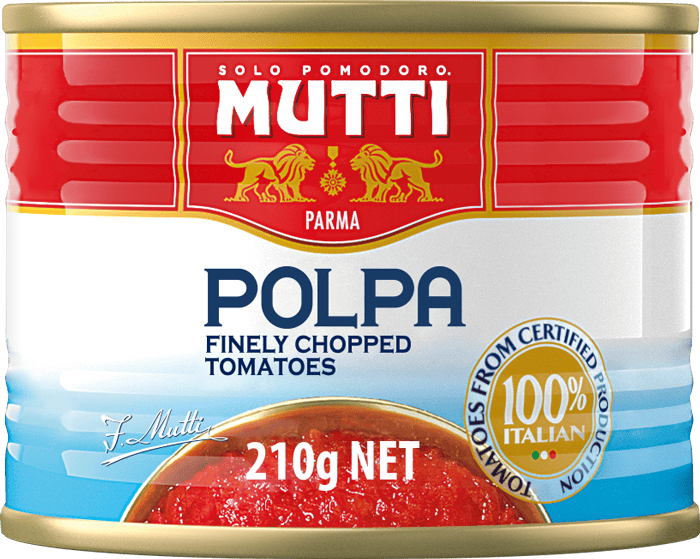 polpa finely chopped tomatoes