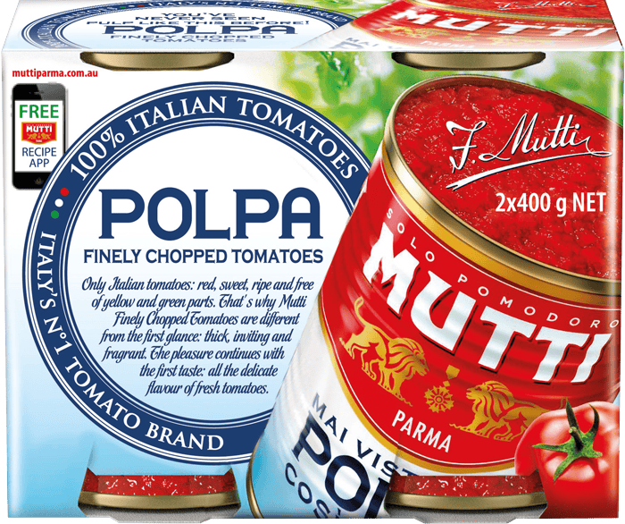 polpa finely chopped tomatoes