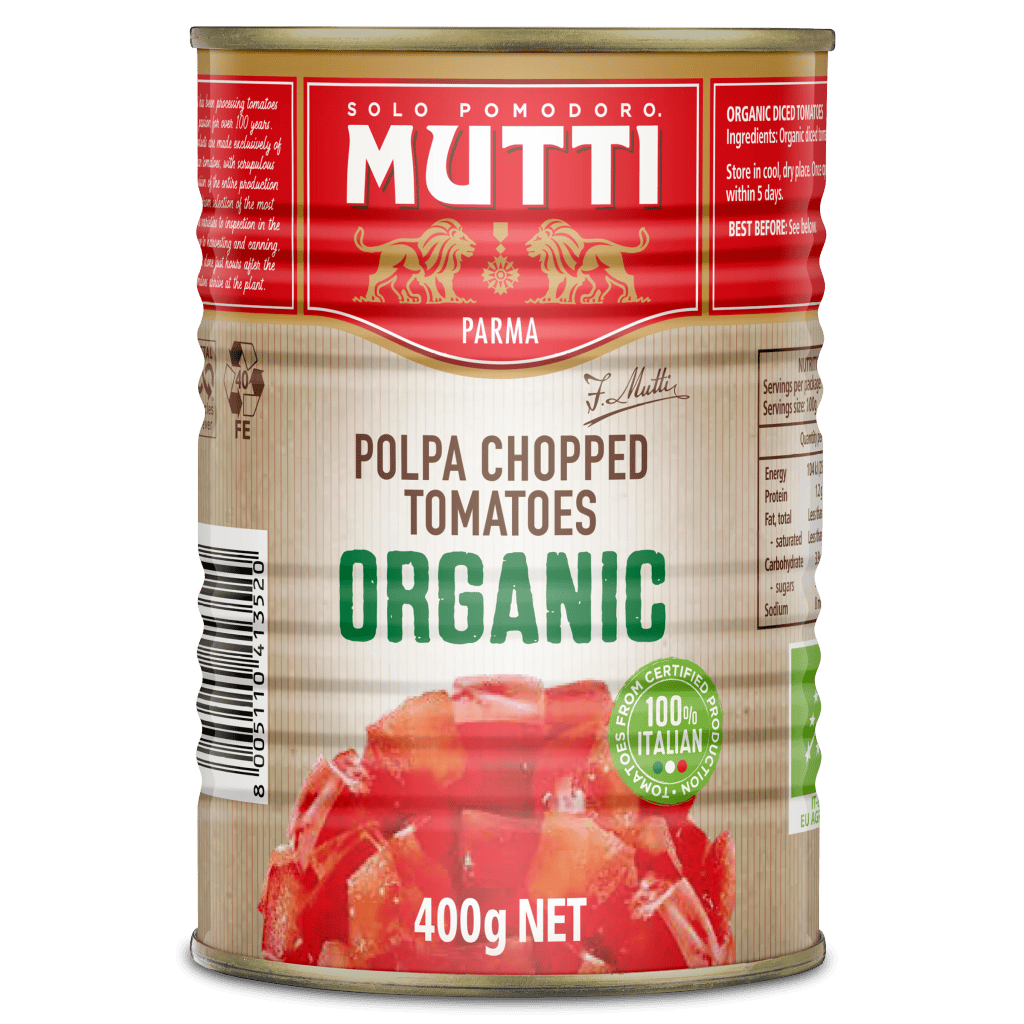 organic polpa chopped tomatoes
