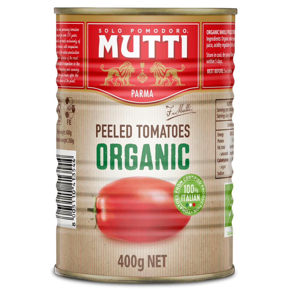 organic peeled tomatoes