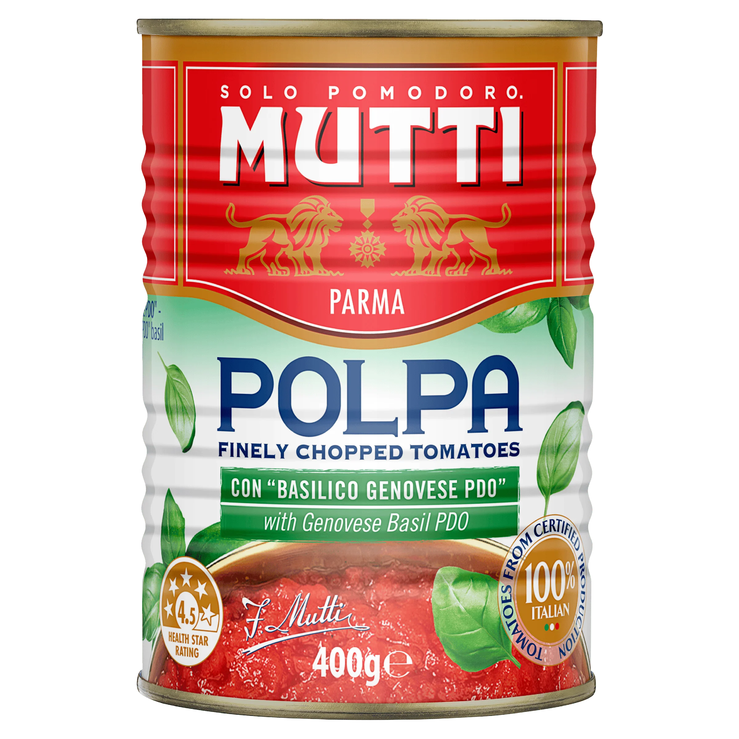 Polpa with basil