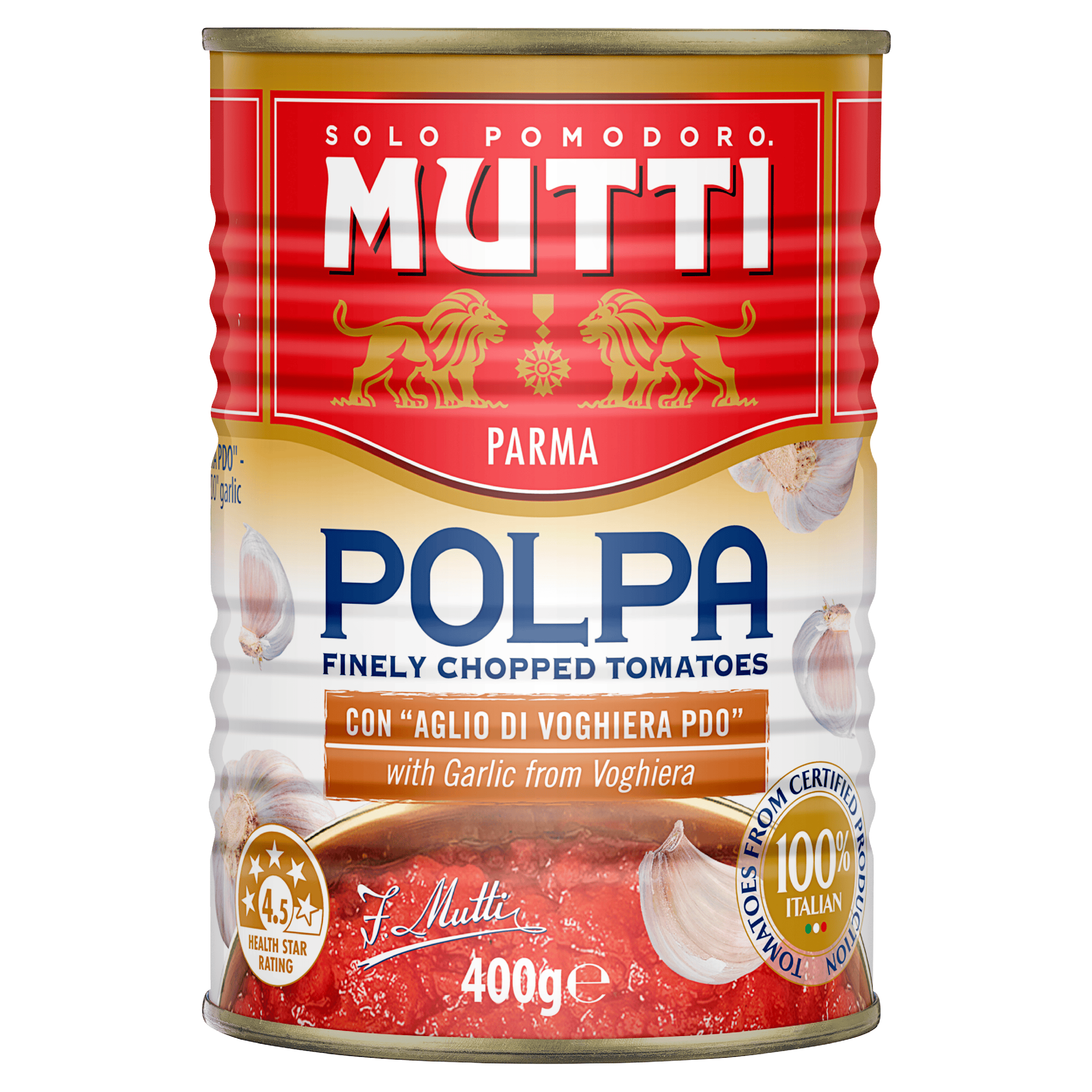 Polpa with garlic