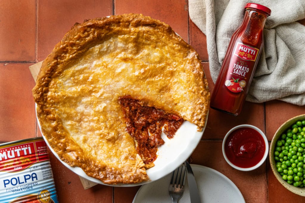 Tomato & Beef Pie | Mutti Recipe