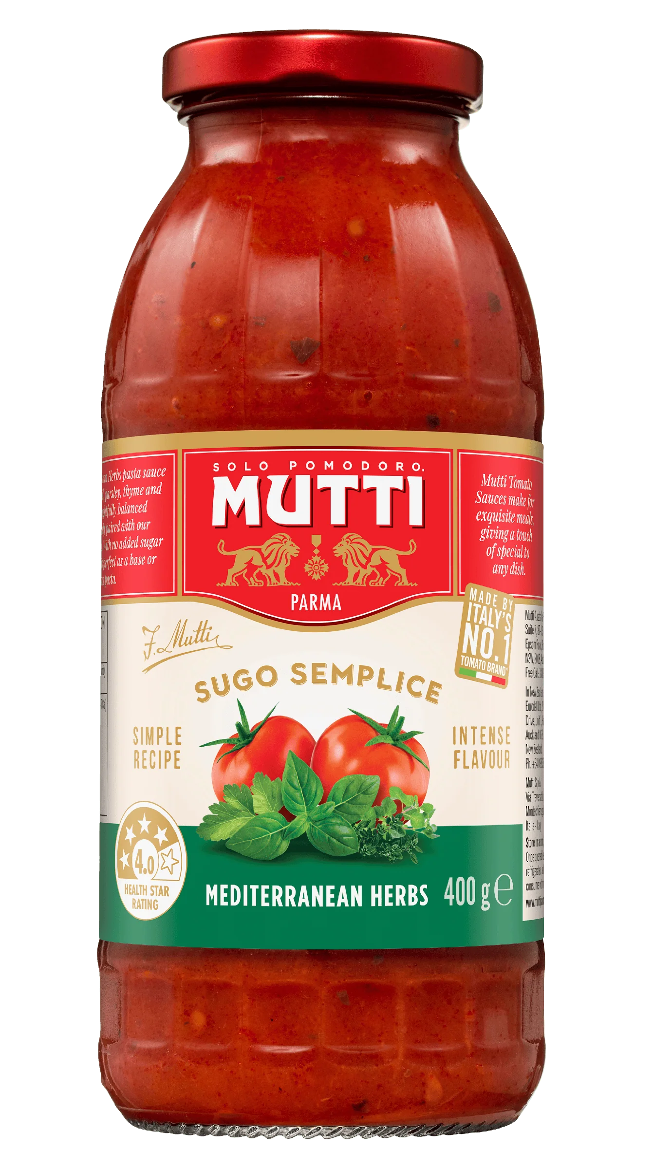 Sugo Semplice Mediterranean herbs