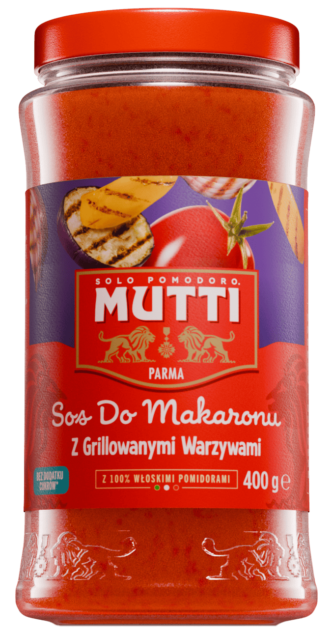Sos pomidorowy z grillowanymi warzywami