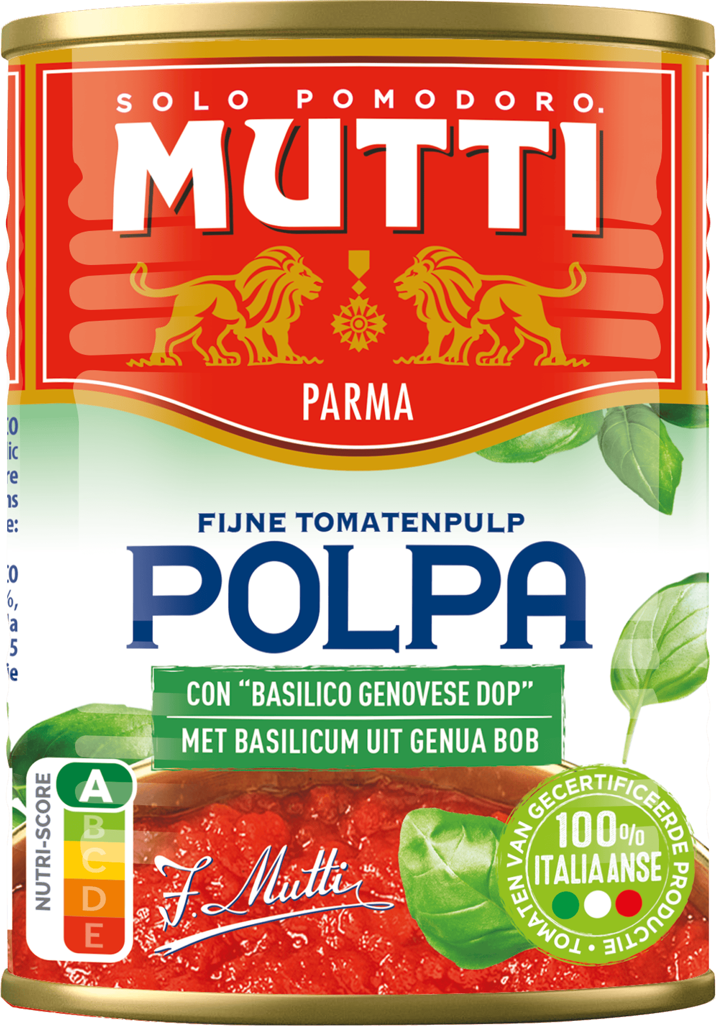 Polpa met basilicum