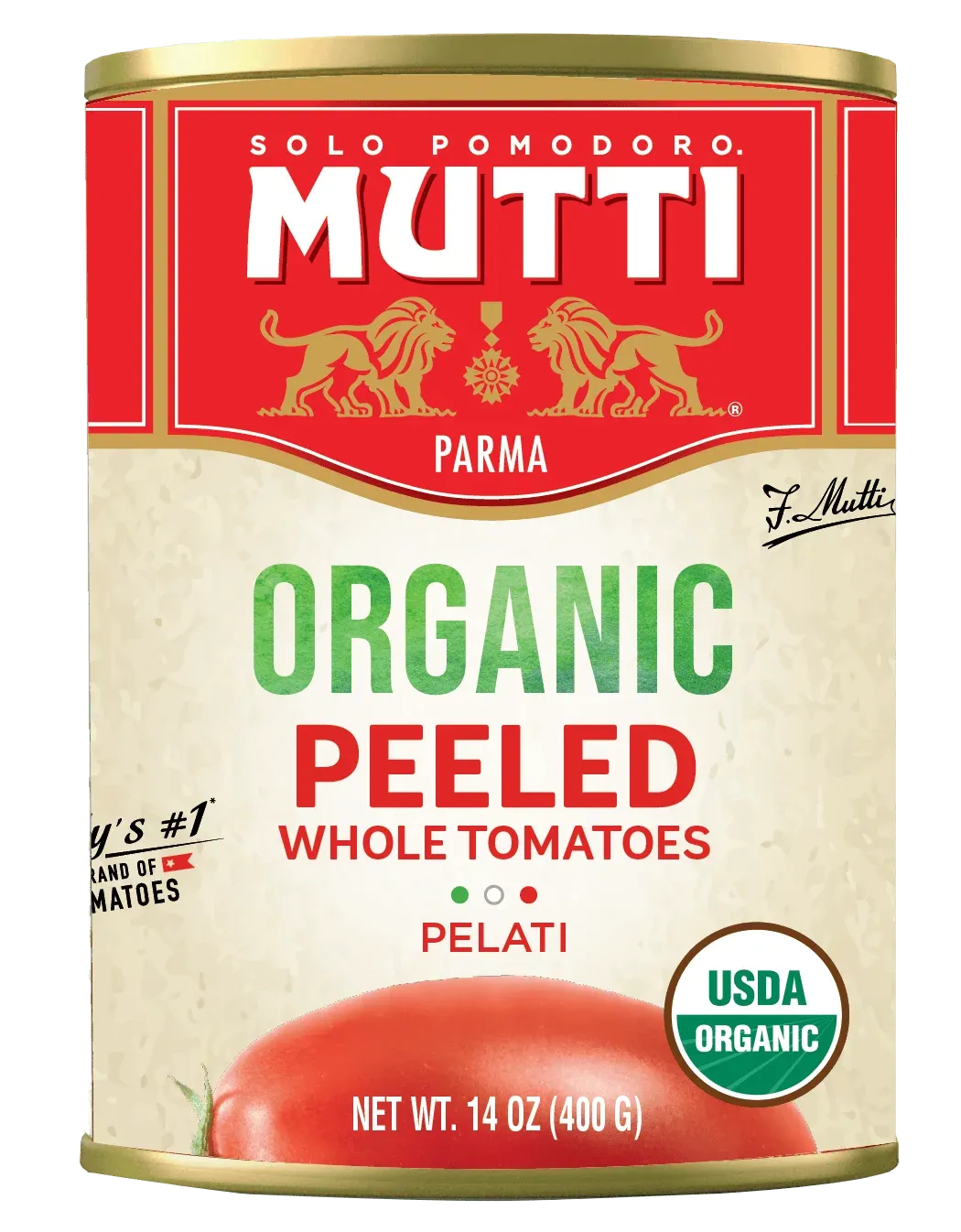 Organic peeled tomatoes