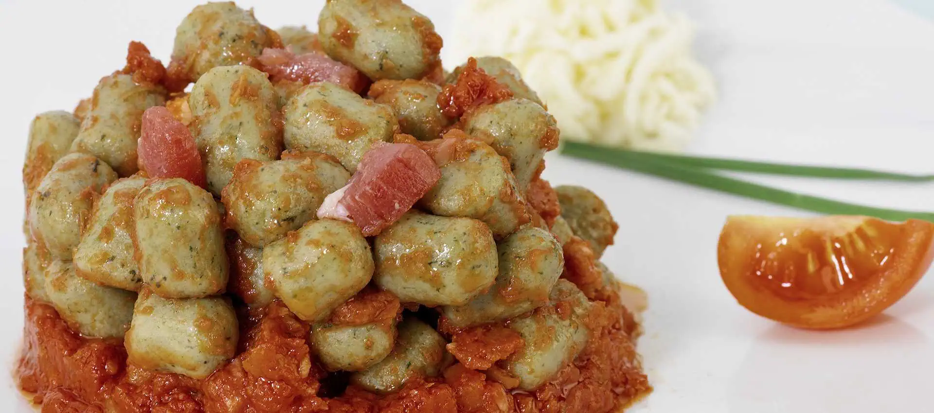 Potato Dumplings with Soffritto and Tomato Puree