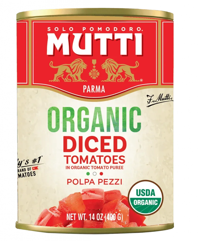 organic diced tomatoes in organic tomato puree