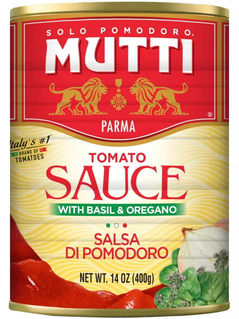tomato sauce with basil and oregano
