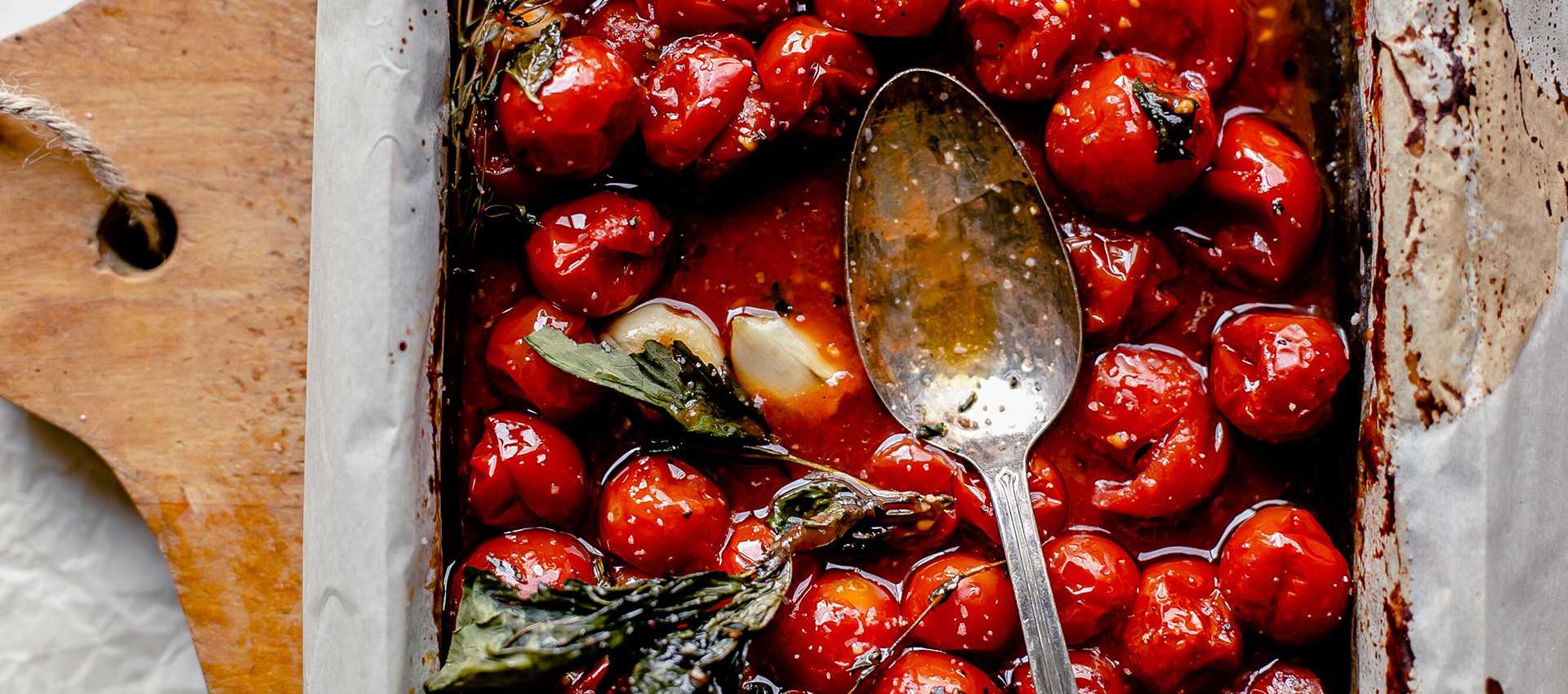 Cherry tomato confit