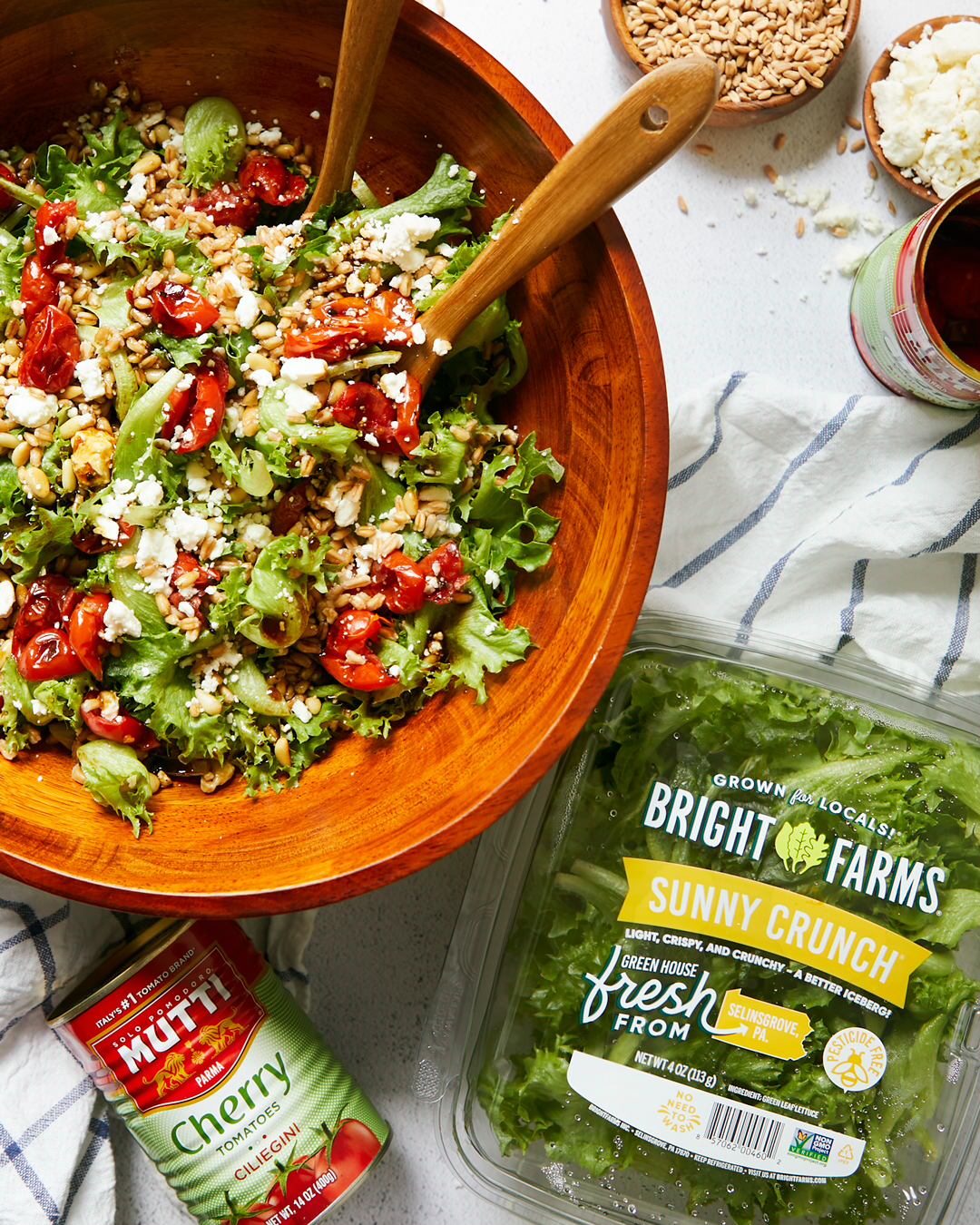 Roasted Tomato & Feta Salad Bowl