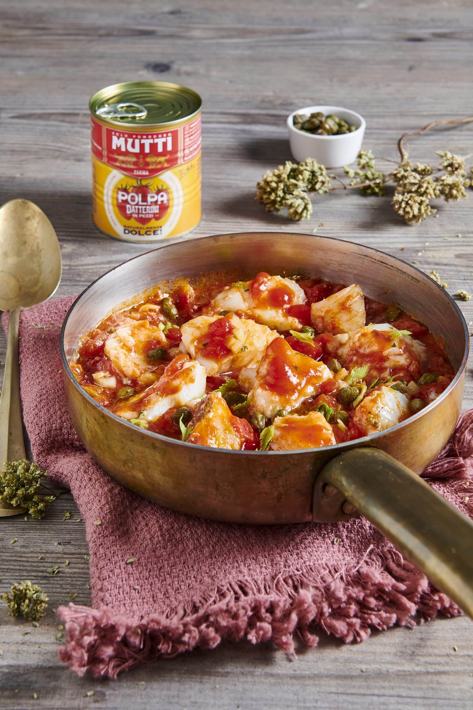 Bocconcini di pesce alla mediterranea