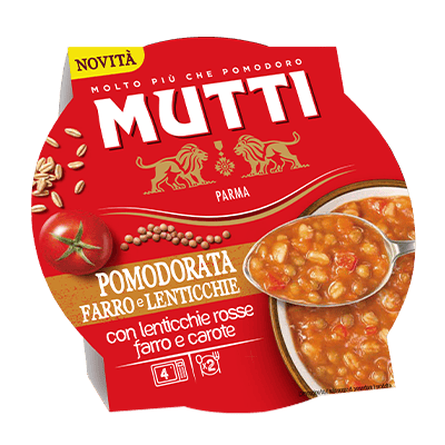 Pomodorata con farro e lenticchie