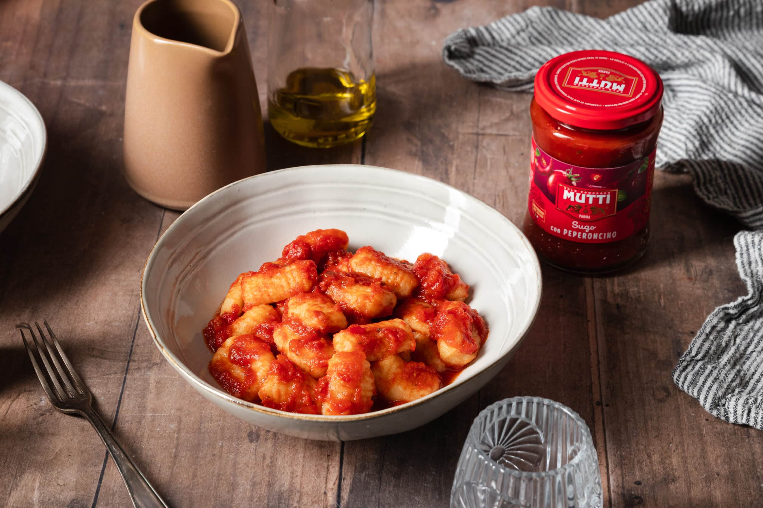 Gnocchi di patate al sugo piccante