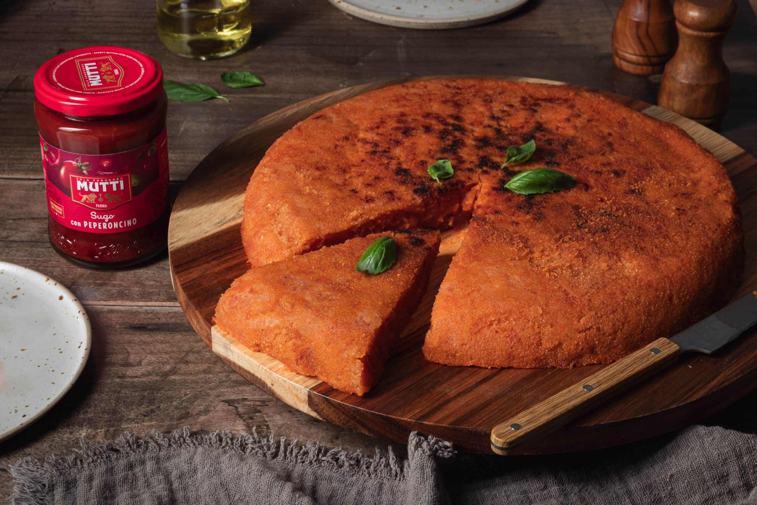 Frittata romana di patate e pomodoro