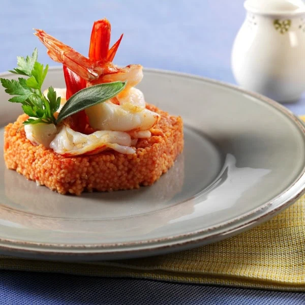 Hirssirisotto katkaravuilla