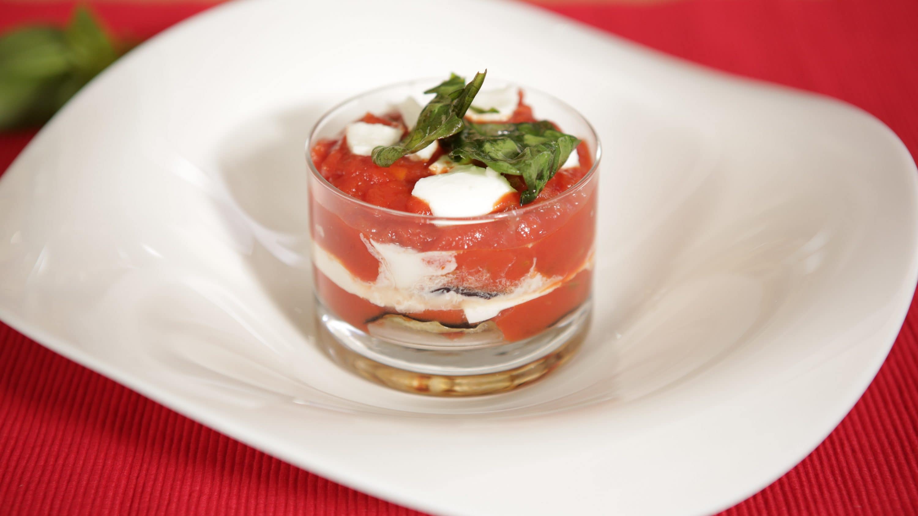 Parmigiana lasissa