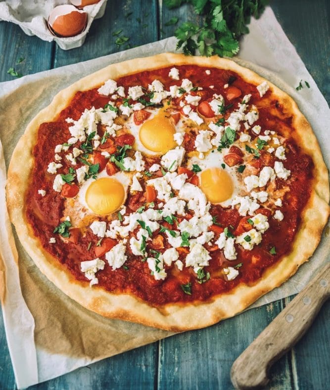Pizza shakshuka