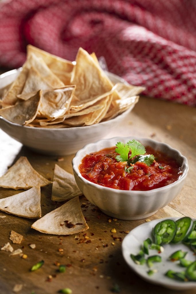 Oven nachos