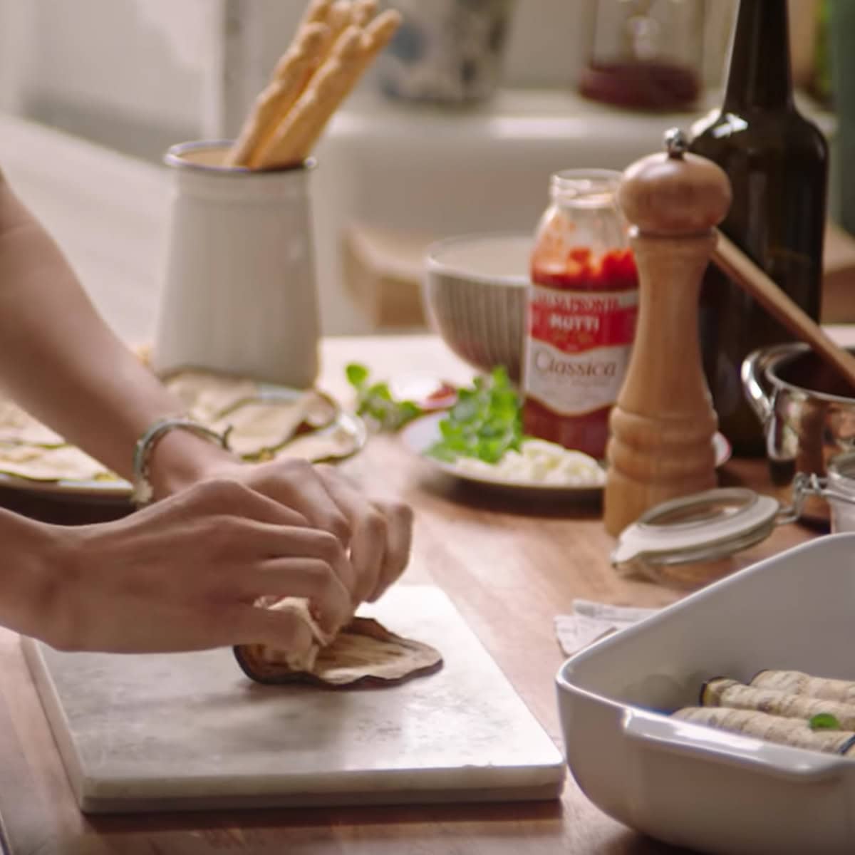cooking with tomato sauce
