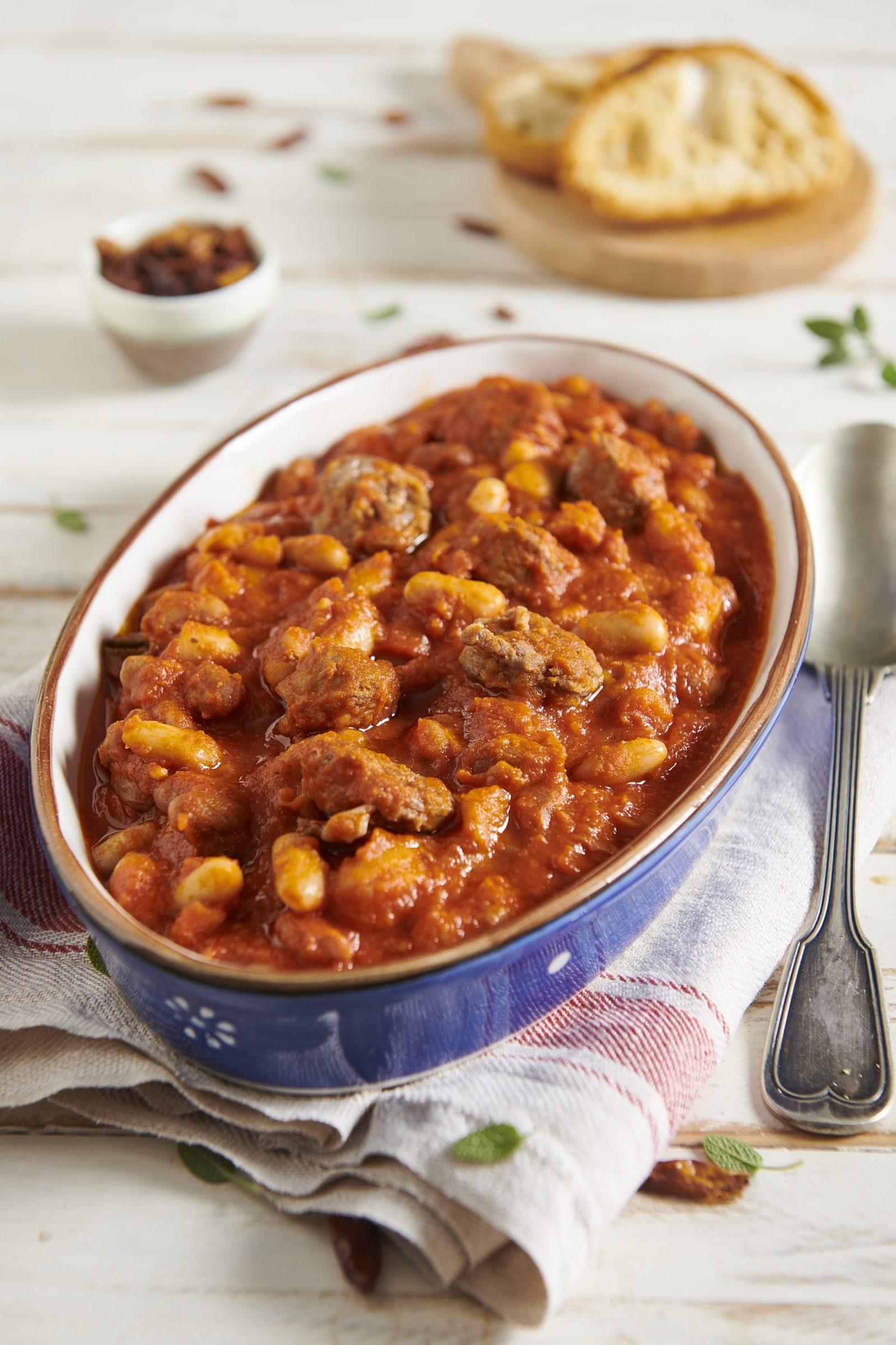 Salsiccia e fagioli alla messicana