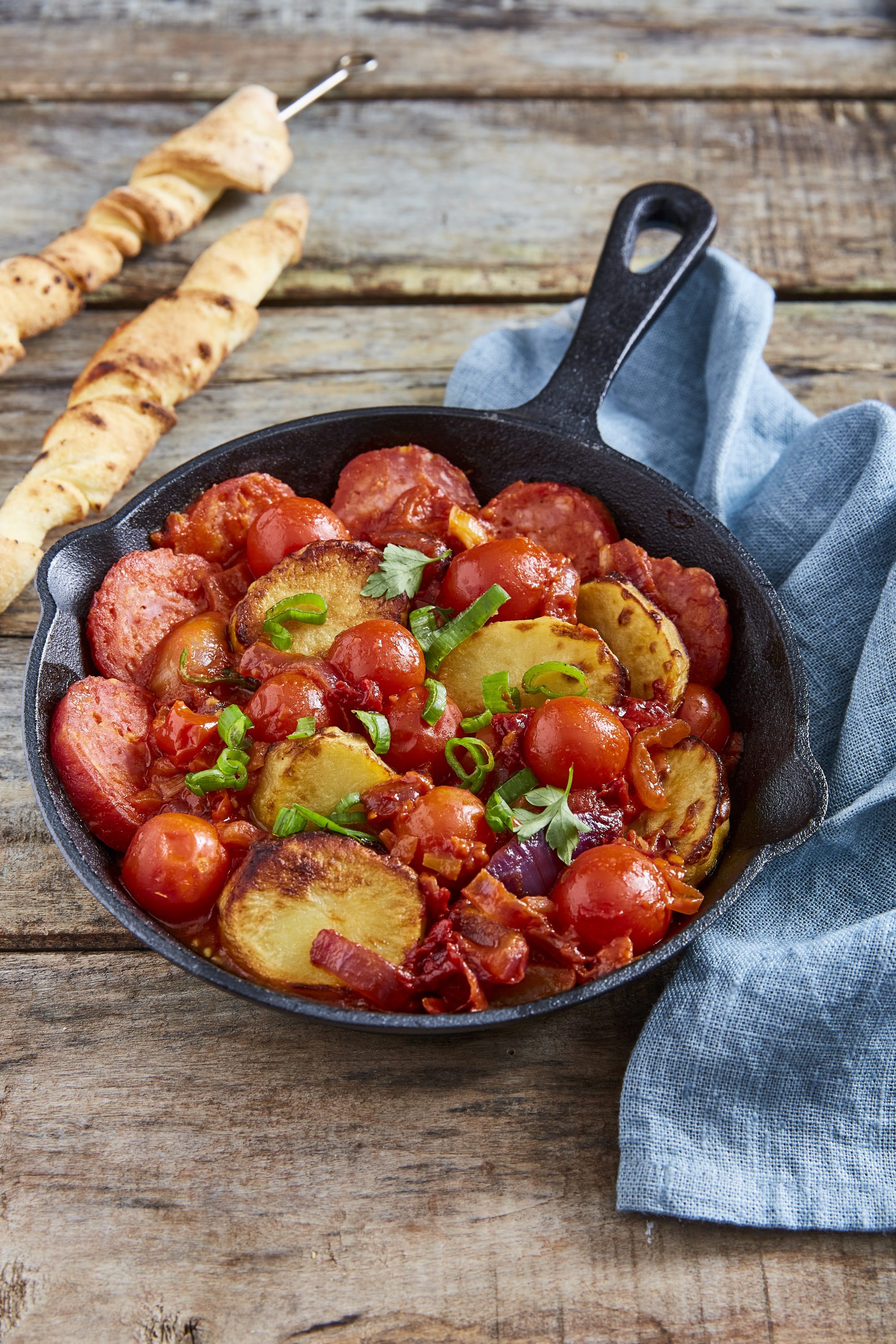 Tomato amore med kartofler og tomatpuré